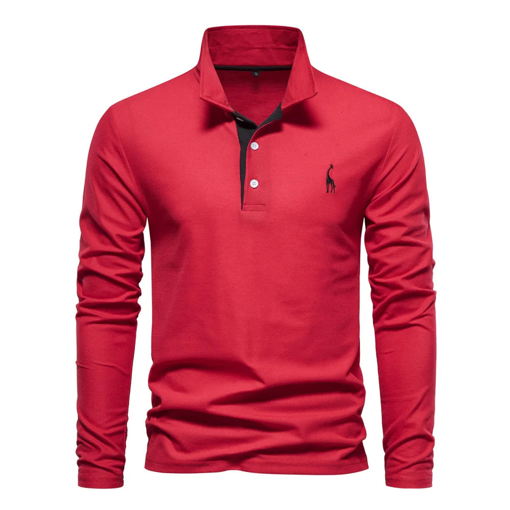 Men's Long Sleeve Polo | Timeless style and effortless comfort