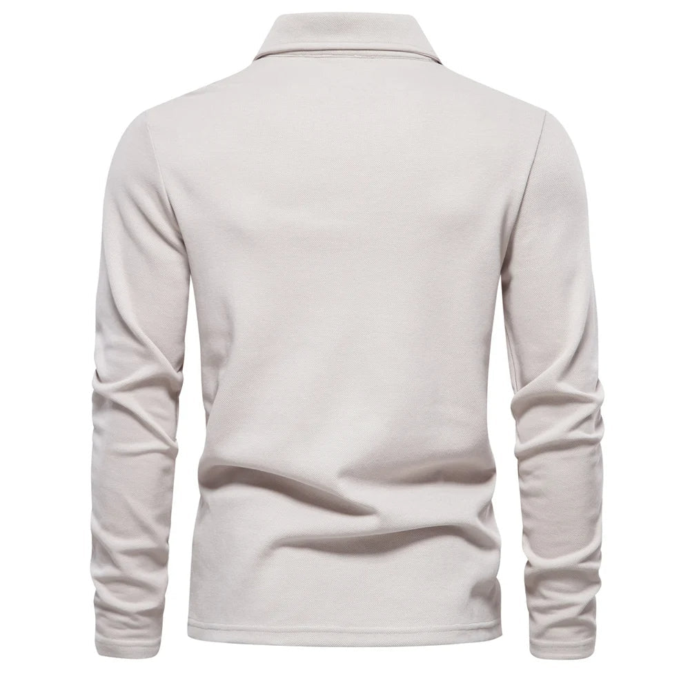Men's Long Sleeve Polo Shirt | Timeless class for any occasion