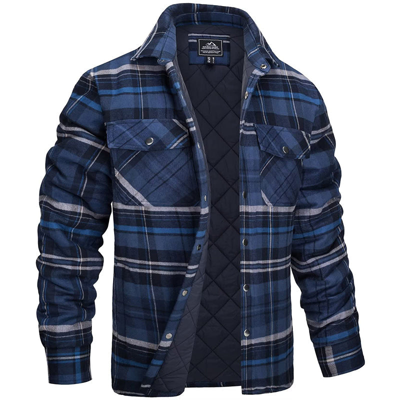 Men's Checked Overshirt | Warm, cool, and perfect for cold days