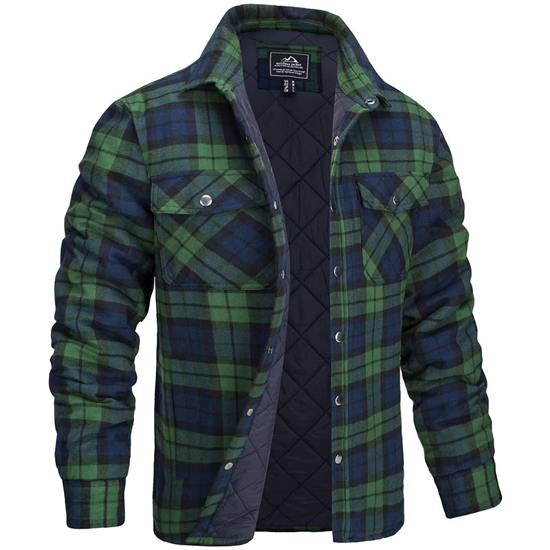Men's Checked Overshirt | Warm, cool, and perfect for cold days