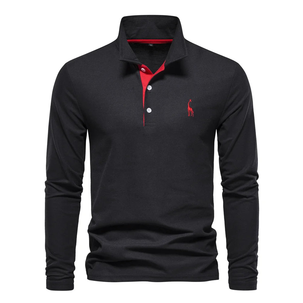 Men's Long Sleeve Polo | Timeless style and effortless comfort