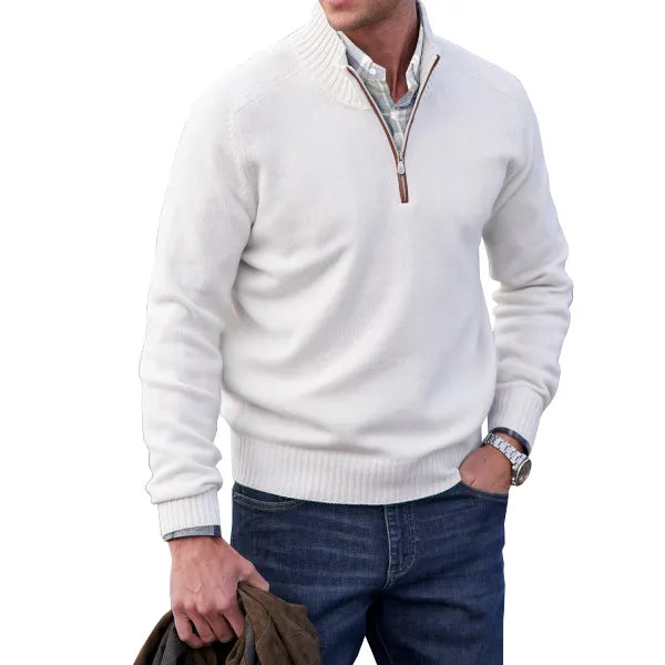 Men's Half-Zip Sweater | Luxurious, comfortable, and effortlessly stylish