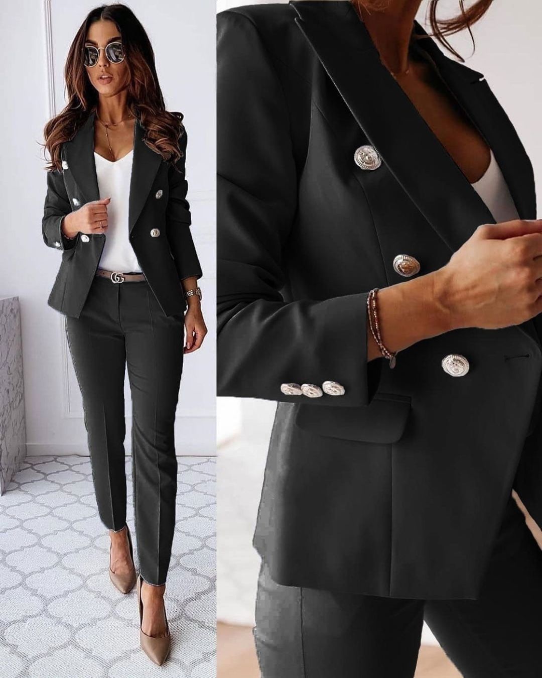 Luxurious Elegant Blazer Set