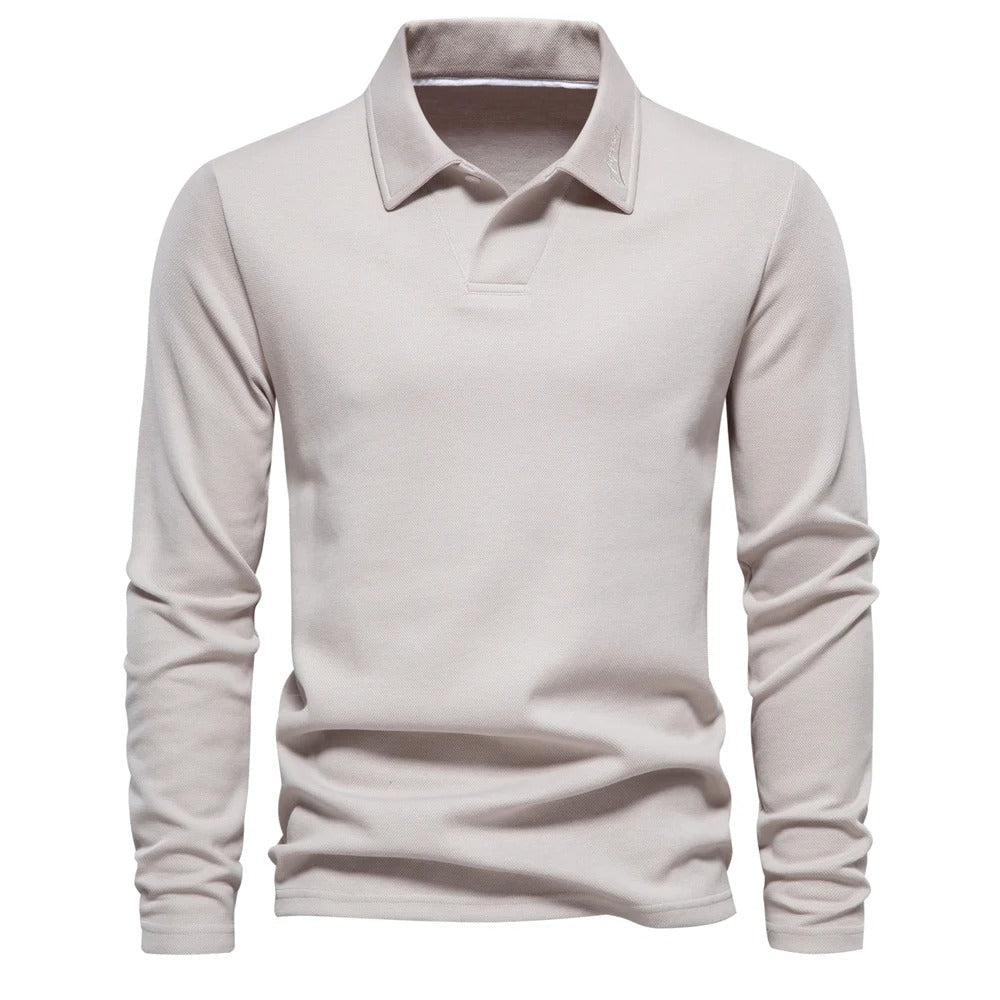 Men's Long Sleeve Polo Shirt | Timeless class for any occasion
